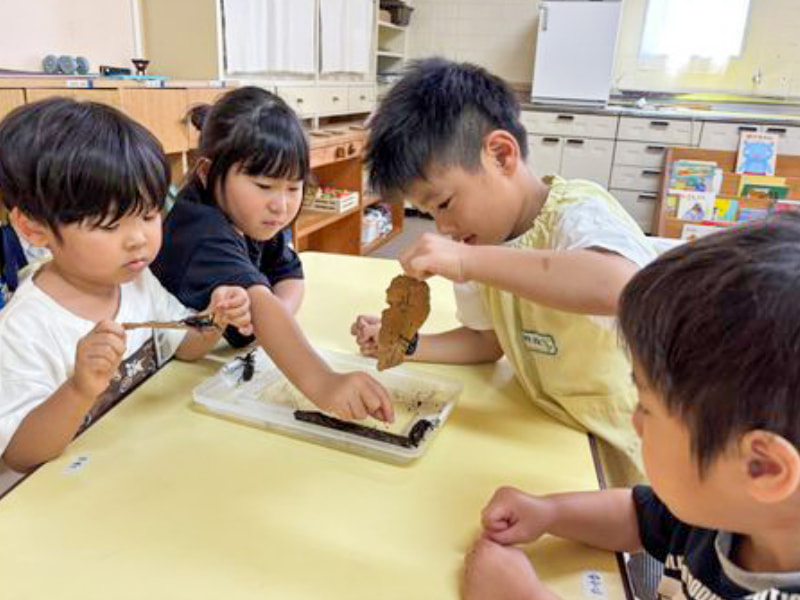園内のこども達の写真